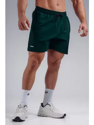 Oversized tréninkové šortky NEBBIA PRIMAL 876 DARK GREEN