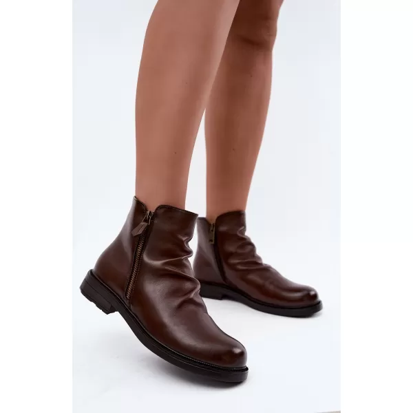  Dámské kozačky VINCEZA 58683 BROWN 