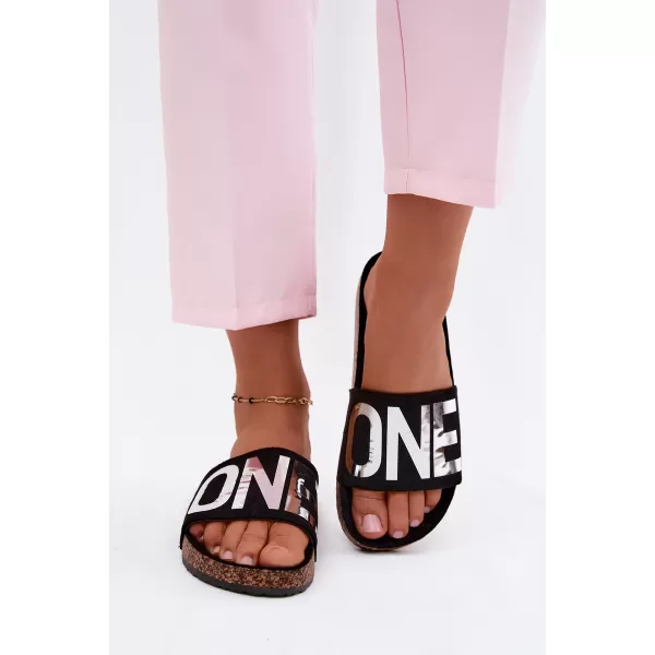  Dámské pantofle VINCEZA 22-2217 BLACK 