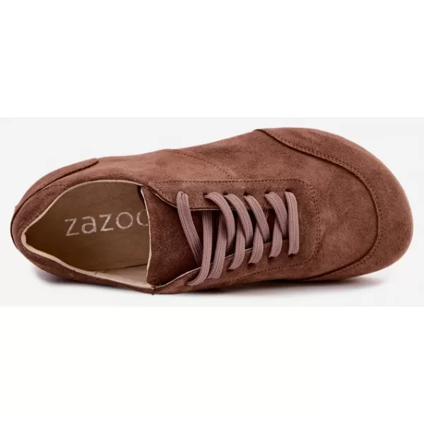  Dámské tenisky ZAZOO N1422 BROWN 