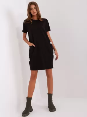 Dámské šaty RUE PARIS RV-SK-8724-1.91 BLACK