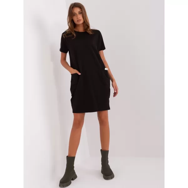  Dámské šaty RUE PARIS RV-SK-8724-1.91 BLACK 
