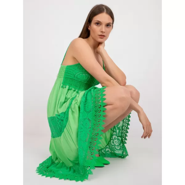  Dámské šaty OCH BELLA TW-SK-BI-82345.19P GREEN 