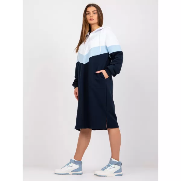  Dámské šaty RUE PARIS RV-SK-7462.00 WHITE-NAVY 