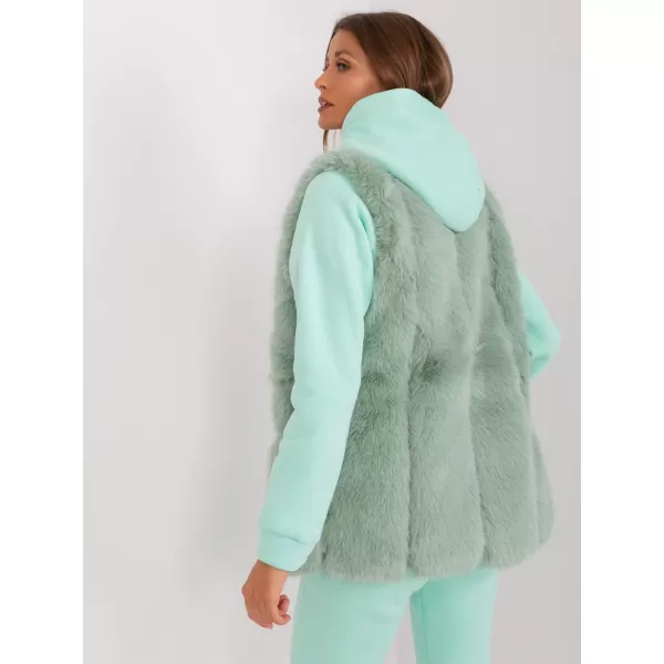  Dámská vesta WOOL FASHION ITALIA AT-KZ-2368.00P PISTACHIO 