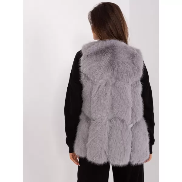  Dámská vesta WOOL FASHION ITALIA AT-KZ-2375.00P GRAY 