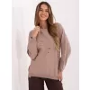 Dámská halenka RELEVANCE RV-BZ-A876.52 DARK BEIGE