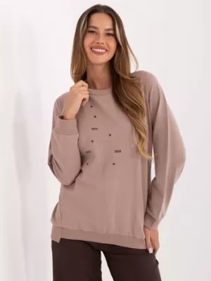Dámská halenka RELEVANCE RV-BZ-A876.52 DARK BEIGE
