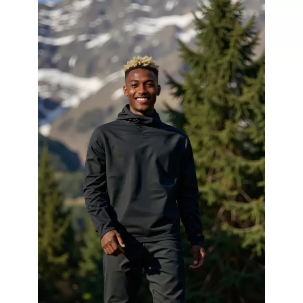  Pánská rychleschnoucí mikina ALPINE PRO ROLT 2 BLACK 