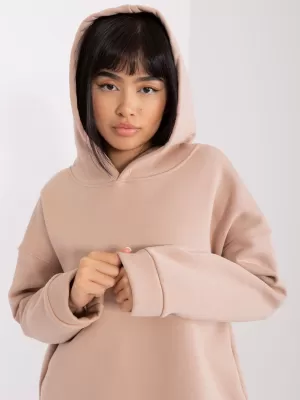 Dámská mikina BASIC FEEL GOOD RV-BL-8042.00P DARK BEIGE