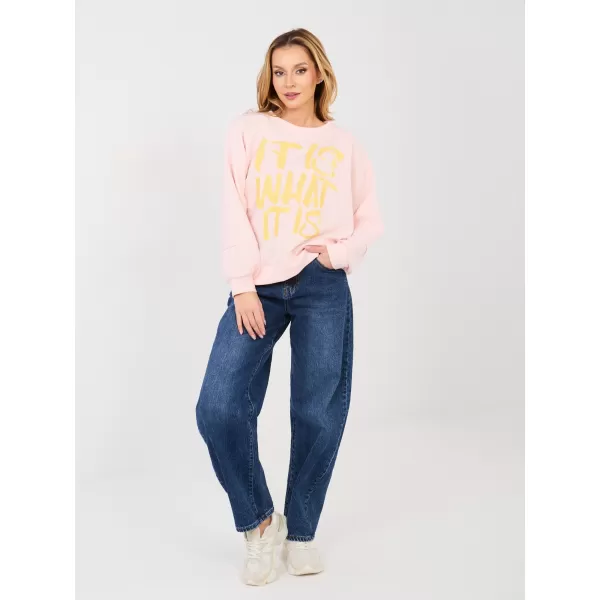  Dámská mikina RUE PARIS IT-BL-22183.45 BRIGHT PINK 