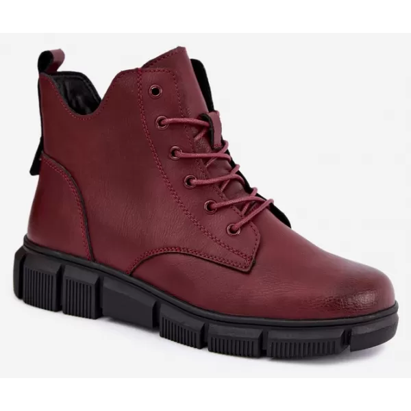  Dámské boty BOTO 26BT17-9301 BURGUNDY 