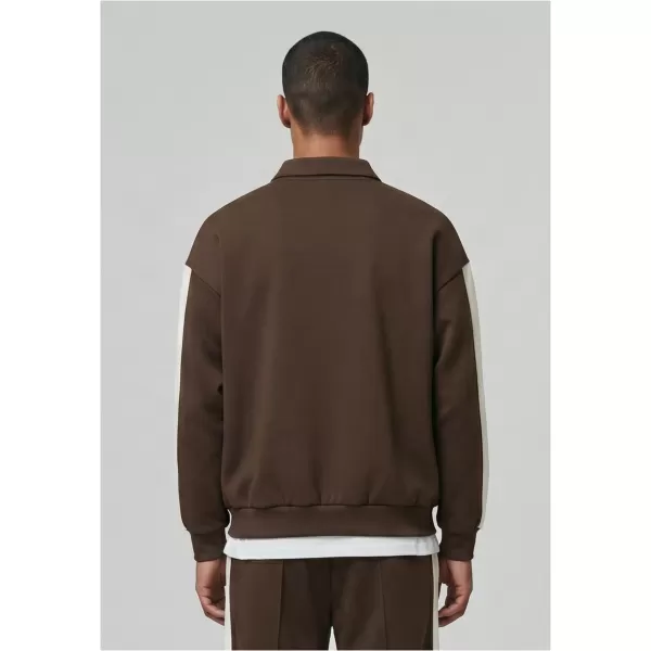  Pánská triko s límečkem URBAN CLASSICS TB8595-00075 BROWN 