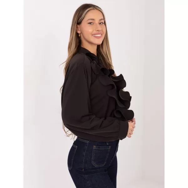  Dámská košile FACTORY PRICE IT-KS-29033.87 DARK BROWN 