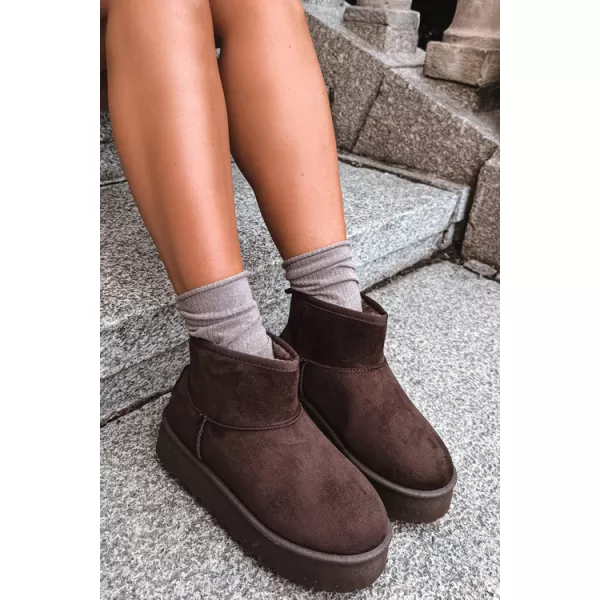  Dámské boty BIG STAR SHOES UU274223 BROWN/BEIGE SHADOWS 