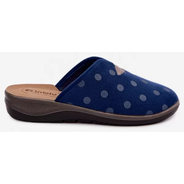 Dámské pantofle INBLU OD000014 NAVY BLUE 