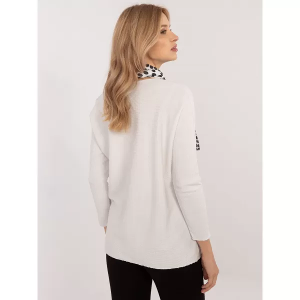  Dámská halenka ITALY MODA DHJ-BZ-19226.91 WHITE 