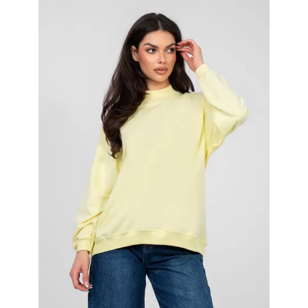  Dámská mikina BASIC FEEL GOOD RV-BL-5185.93P BRIGHT YELLOW 