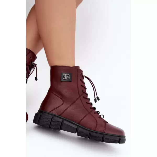  Dámské boty BOTO 26BT17-609 BURGUNDY 