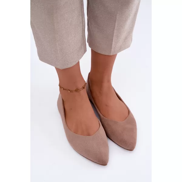  Dámské baleríny BOTO 5199 DARK BEIGE 
