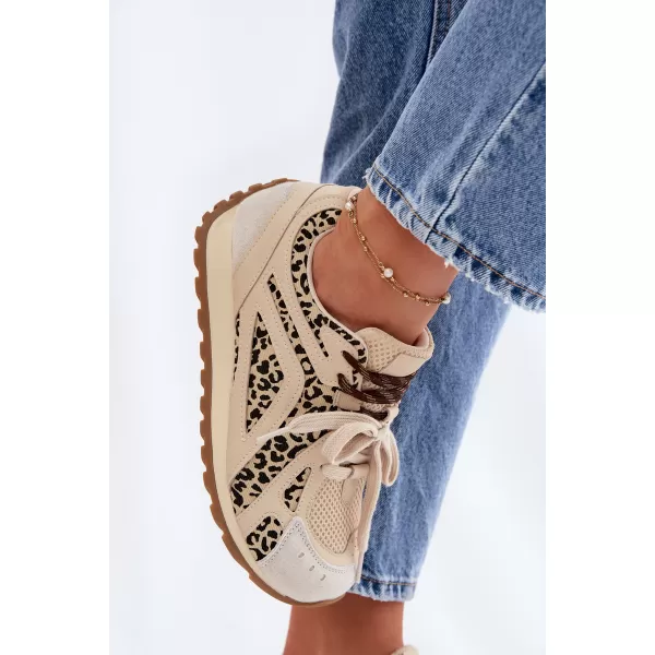  Dámské tenisky BIG STAR SHOES TT274549 BEIGE 