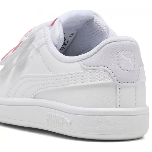  Dětské tenisky PUMA SMASH 3.0 BADGES V INF 397287-07 PUMA WHITE/MAGIC ROSE 