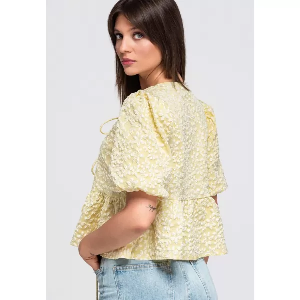  Dámská blůza LARICA OW-TS-E0048 YELLOW 