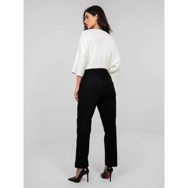  Dámské kalhoty ITALY MODA MI-SP-2689.47 BLACK 