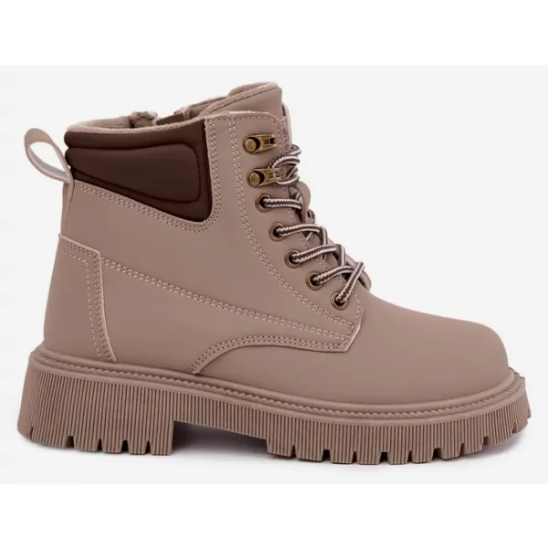  Dámské sněhule BOTO 25BT26-9118 KHAKI 