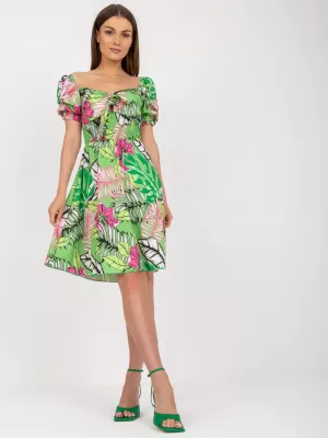 Dámské šaty ITALY MODA DHJ-SK-15836.51 BRIGHT GREEN