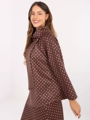 Dámská mikina ITALY MODA IT-BL-21613-1.87 BROWN