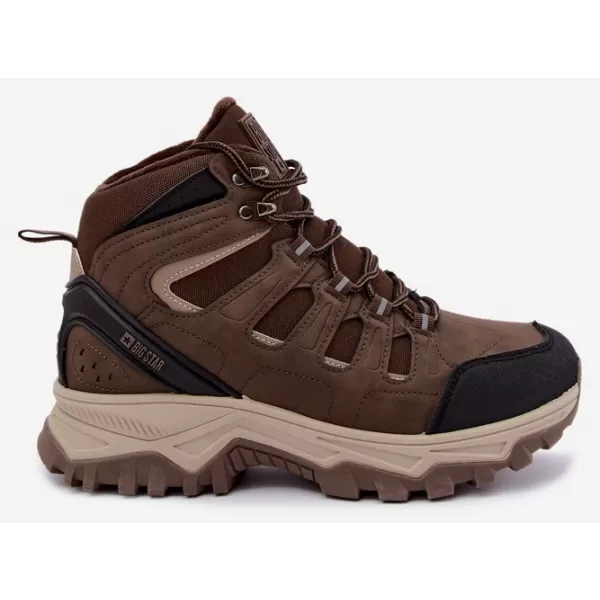  Pánské boty BIG STAR SHOES UU174316 BROWN/BEIGE SHADOWS 