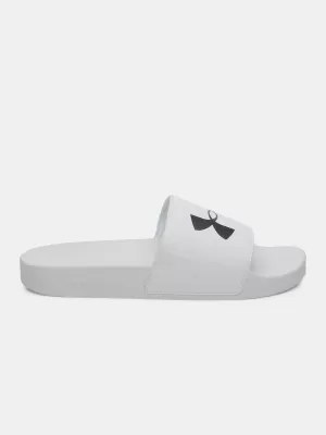 Pánské pantofle UNDER ARMOUR ARMR SLIDE 6007527-100 BÍLÁ