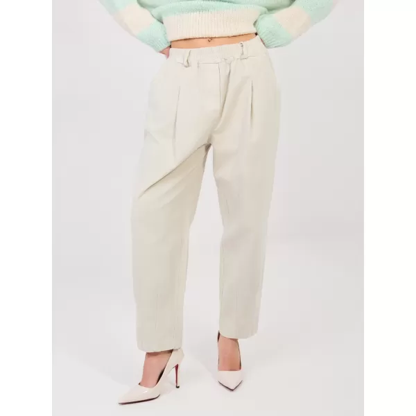  Dámské kalhoty ITALY MODA MI-SP-2690.00 LIGHT BEIGE 