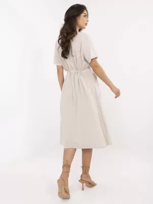 Dámské šaty ITALY MODA MI-SK-109898.68 BEIGE