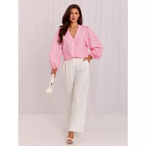  Dámská košile LAKERTA LK-KS-510266.87 BRIGHT PINK 