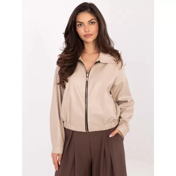  Dámská bunda RUE PARIS IT-KR-FL9707.34 LIGHT BEIGE 