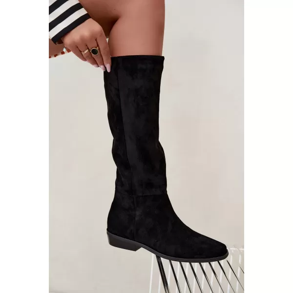 Dámské kozačky BOTO 1162 ČERNÁ 