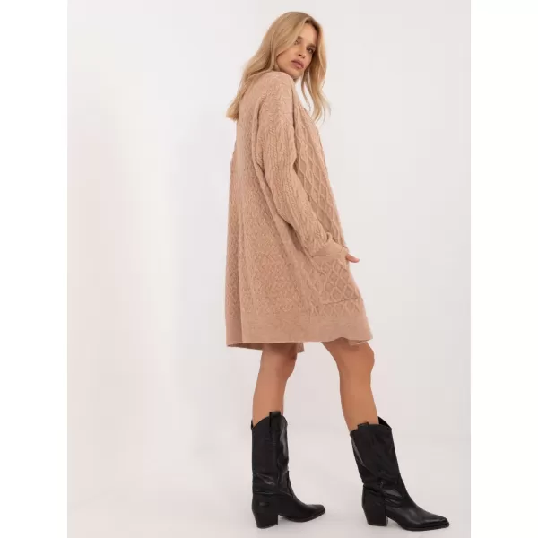  Dámský kardigan WOOL FASHION ITALIA AT-SW-2366.61 CAMEL 