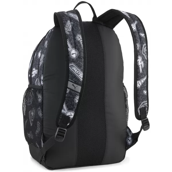 Batoh PUMA ACADEMY AOP BACKPACK 09115025 PUMA BLACK/RUNNING ICONS AOP 