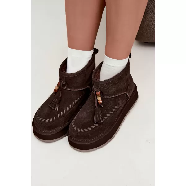  Dámské boty BIG STAR SHOES UU274678 BROWN/BEIGE 