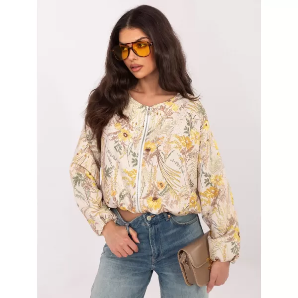  Dámská bunda ITALY MODA IT-KR-FL10357.15 YELLOW 