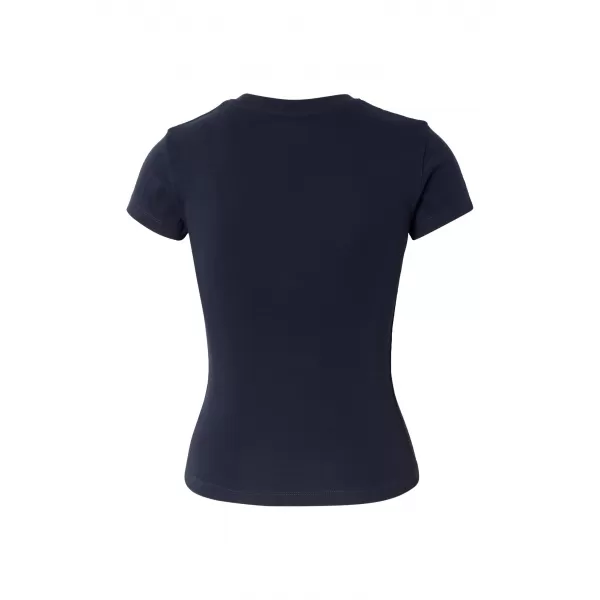  Dámské tričko URBAN CLASSICS TB8569-01641 MIDNIGHT NAVY 
