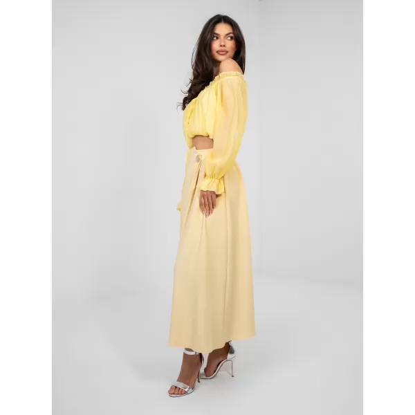  Dámská sukně FACTORY PRICE IT-SD-81036.82 BRIGHT YELLOW 