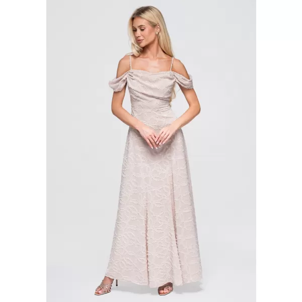  Dámské šaty LARICA LA-OM-DLR388 BEIGE 