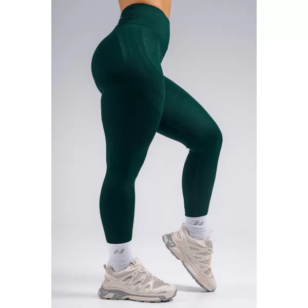  High-waist extra push-up legíny NEBBIA PRIMAL 850 DARK GREEN 