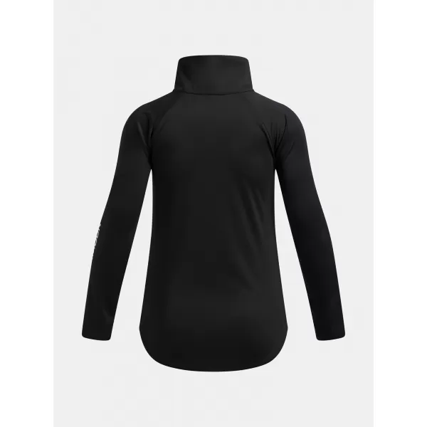  Dívčí mikina UNDER ARMOUR UA TECH WORDMARK HZ 6004979-001 ČERNÁ 