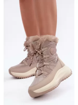 Dámské sněhule BIG STAR SHOES UU274221 BEIGE