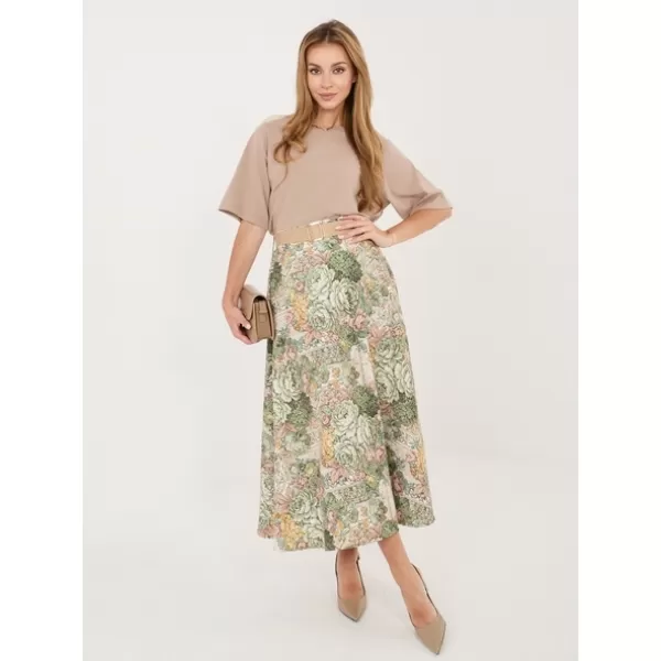  Dámská sukně ITALY MODA IT-SD-FL9850-2.17 GREEN 