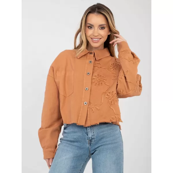  Dámská bunda RUE PARIS IT-KR-FL9993.77 DARK ORANGE 